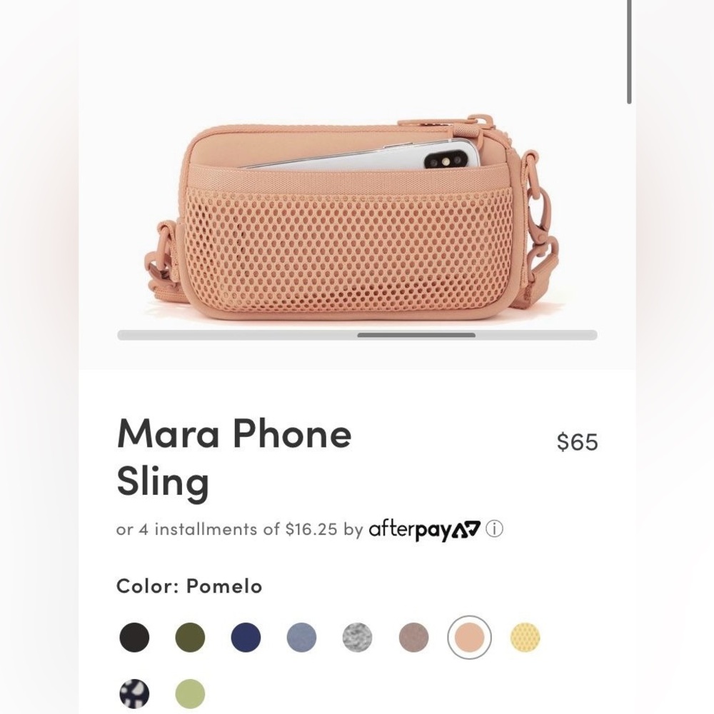 ✨ISO: Dagne Dover - Mara Phone Sling in POMELO